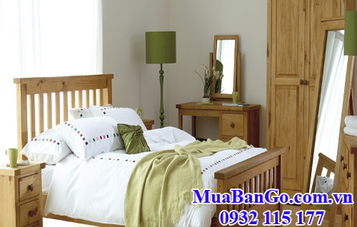 nội thất giường ngũ gỗ thông (pine) nhập khẩu được mọi người ưu chuộng