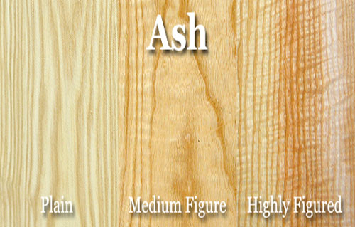 vân gỗ tần bì (gỗ ash) xẻ sấy