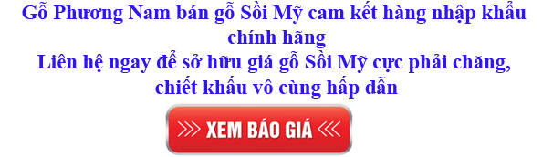 giá gỗ sồi Mỹ nguyên liệu