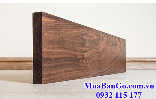 thanh gỗ óc chó walnut khi hoàn thành