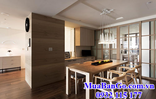 gỗ sồi trắng (gỗ white oak) làm nội thất