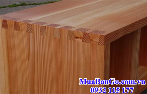 gỗ thông đỏ (red pine) làm nội thất