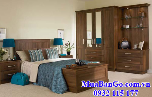 nội thất giường ngũ gỗ óc chó (walnut) nhập được mọi người ưu chuộng